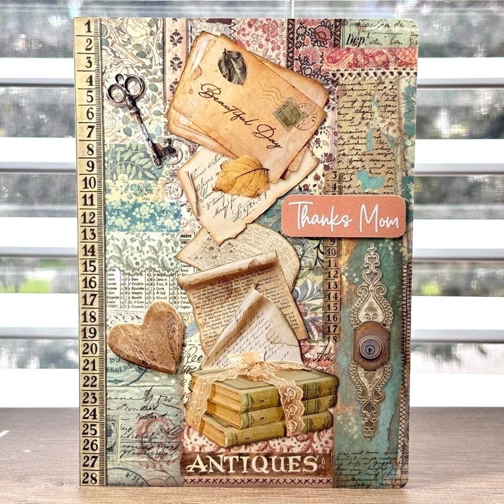 Handmade “Thanks Mom” Greeting Card